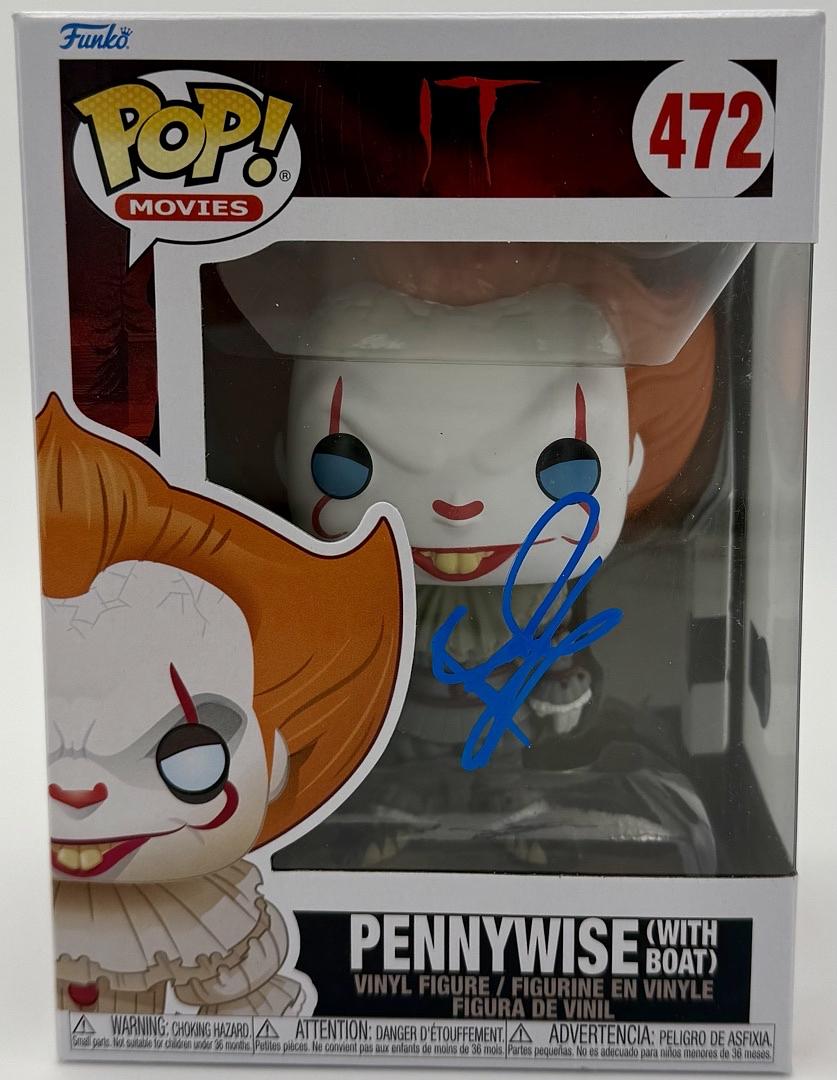Bill Skarsgard signed "Pennywise" Funko Pop #472 (It) - Beckett COA